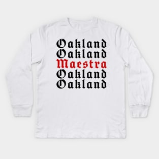 Oakland Maestra Kids Long Sleeve T-Shirt